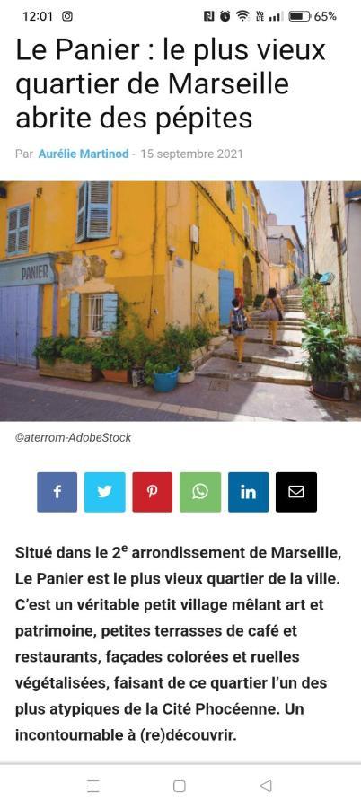 Casa Mia 25M2 Centre Ville Et Panier Marseille Extérieur photo